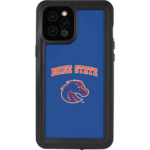 Boise State University Collegiate Text iPhone 12 Pro Max Waterproof Case