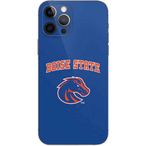 Boise State University Collegiate Text iPhone 12 Pro Skin