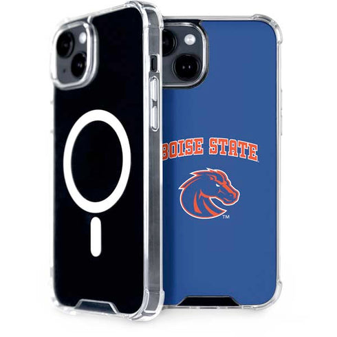 Boise State University Collegiate Text iPhone 13 MagSafe Case