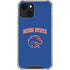 Boise State University Collegiate Text iPhone 13 Mini Clear Case