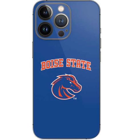 Boise State University Collegiate Text iPhone 13 Pro Skin
