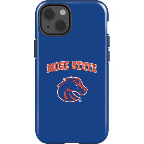 Boise State University Collegiate Text iPhone 15 Impact Case