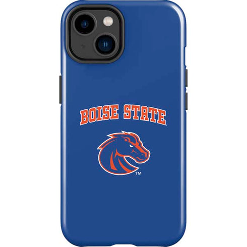 Boise State University Collegiate Text iPhone 14 Plus Impact Case