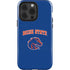 Boise State University Collegiate Text iPhone 15 Pro Impact Case