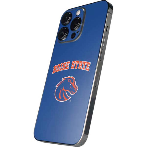 Boise State University Collegiate Text iPhone 14 Pro Max Skin