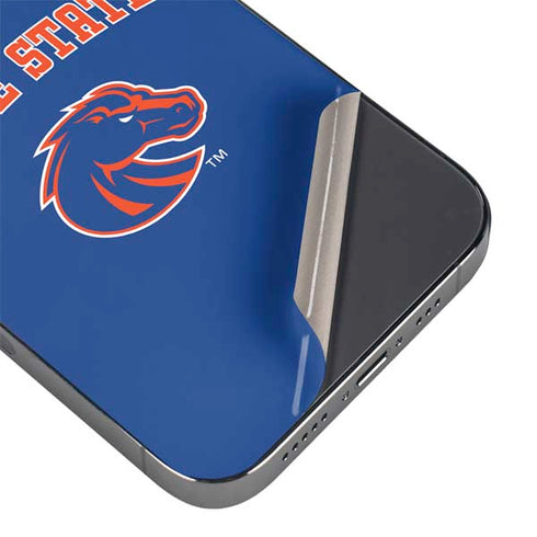 Boise State University Collegiate Text iPhone 14 Pro Max Skin