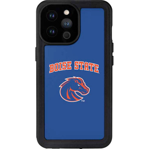 Boise State University Collegiate Text iPhone 14 Pro Max Waterproof Case