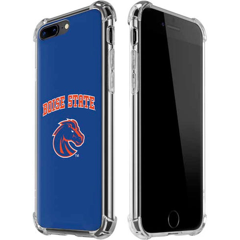 Boise State University Collegiate Text iPhone 7/8 Plus Clear Case