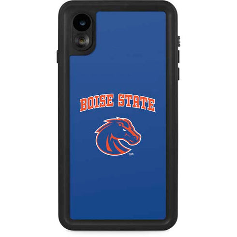 Boise State University Collegiate Text iPhone XR Waterproof Case