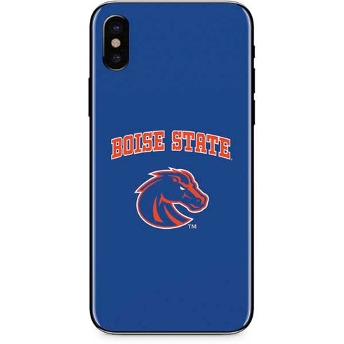 Boise State University Collegiate Text iPhone XS Skin