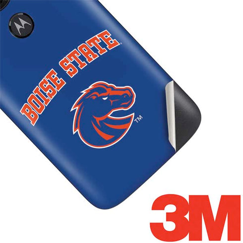Boise State University Collegiate Text Moto E5 Play Skin