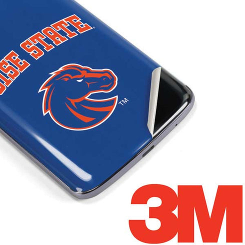 Boise State University Collegiate Text Moto E5 Plus Skin