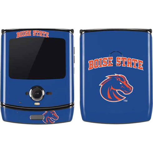Boise State University Collegiate Text Motorola RAZR Skin