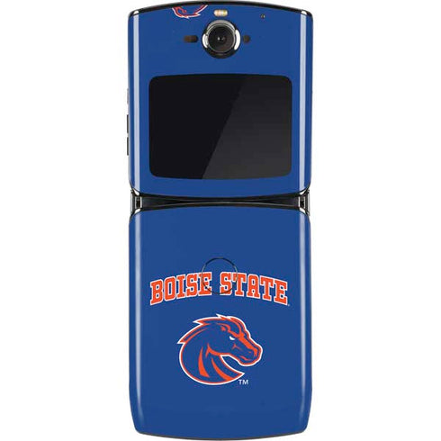 Boise State University Collegiate Text Motorola RAZR Skin