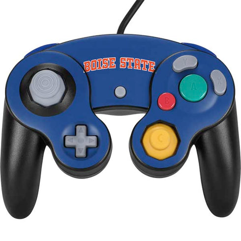 Boise State University Collegiate Text Nintendo GameCube Controller Skin