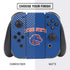 Boise State University Collegiate Text Nintendo Switch Bundle Skin