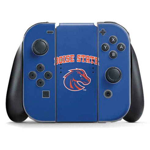 Boise State University Collegiate Text Nintendo Switch (2017-2021) Joy-Con Controller Skin