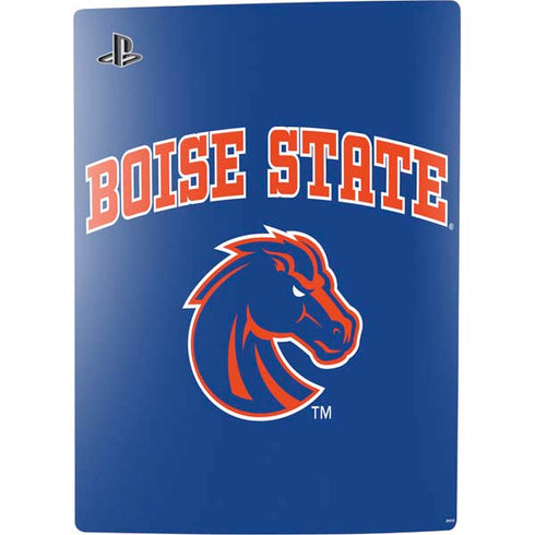Boise State University Collegiate Text PS5 Console Skin