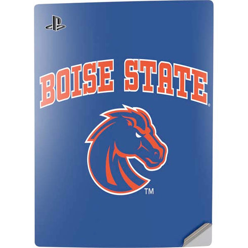 Boise State University Collegiate Text PS5 Digital Edition Console Skin