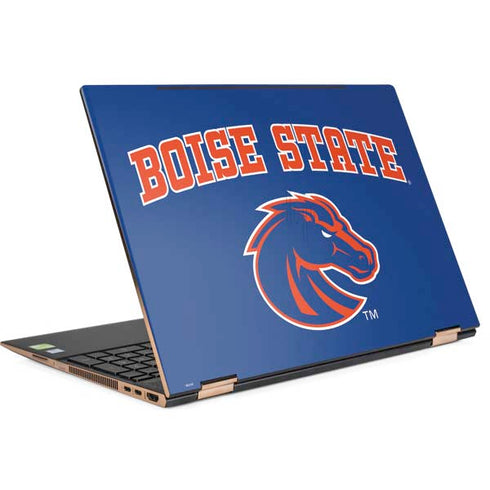 Boise State University Collegiate Text HP Spectre Skin