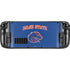 Boise State University Collegiate Text Steam Deck Handheld Gaming Computer Skin