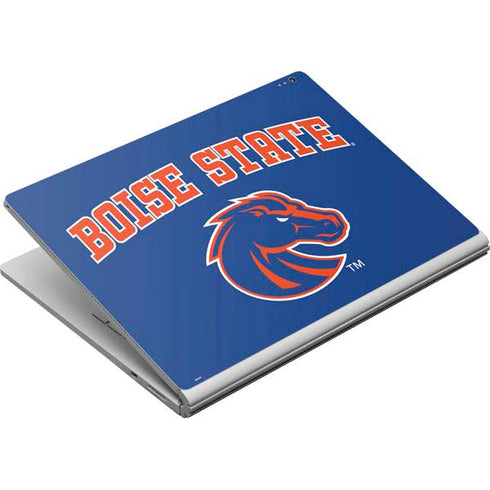 Boise State University Collegiate Text Surface Book Skin