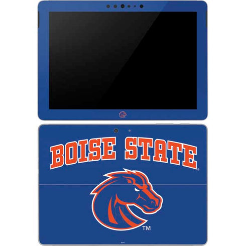 Boise State University Collegiate Text Surface Go Skin