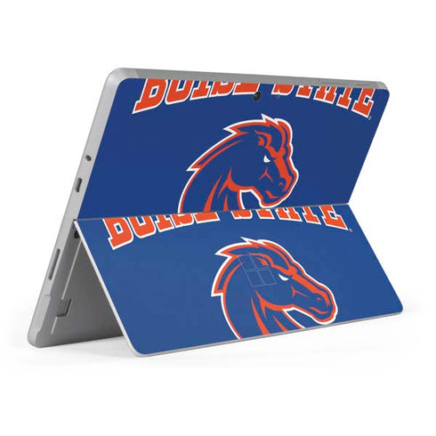 Boise State University Collegiate Text Surface Go Skin