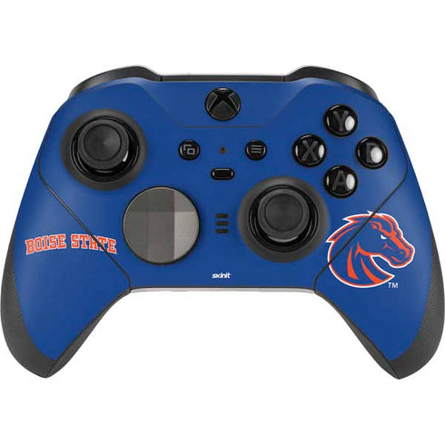 Boise State University Collegiate Text Xbox Elite Wireless Controller Series 2 Skin