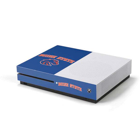 Boise State University Collegiate Text Xbox One S Console Skin