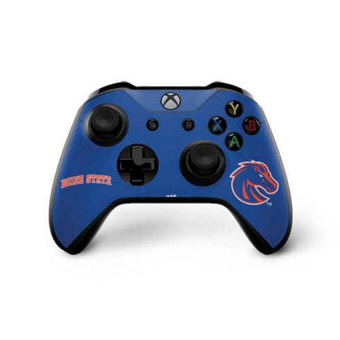 Boise State University Collegiate Text Xbox One X Controller Skin