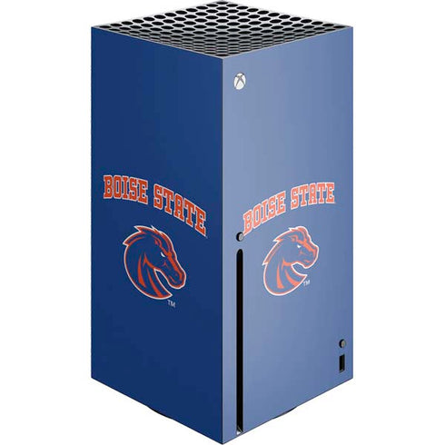 Boise State University Collegiate Text Xbox Series X Console Skin