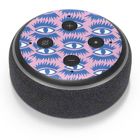 Bouffants and Broken Hearts Bold Eyes 2 Amazon Echo Dot Skin