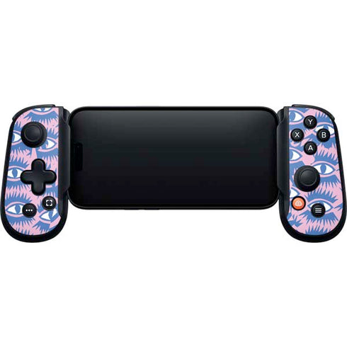 Bouffants and Broken Hearts Bold Eyes 2 Backbone One for iPhone Game Controller Skin