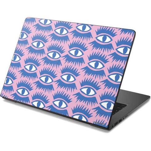 Bouffants and Broken Hearts Bold Eyes 2 Dell Chromebook Skin