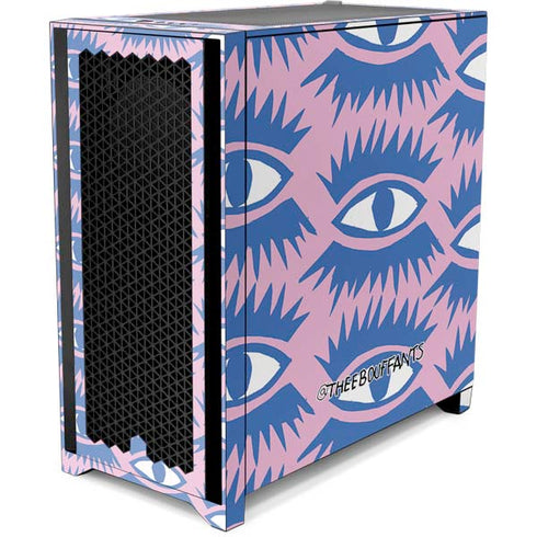 Bouffants and Broken Hearts Bold Eyes 2 Corsair 4000D Tempered Glass Mid-Tower ATX Case Skin