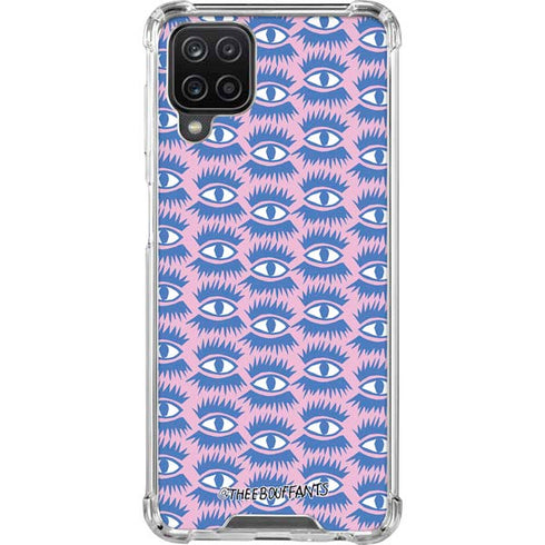 Bouffants and Broken Hearts Bold Eyes 2 Galaxy A12 Clear Case