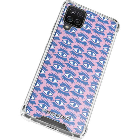 Bouffants and Broken Hearts Bold Eyes 2 Galaxy A12 Clear Case