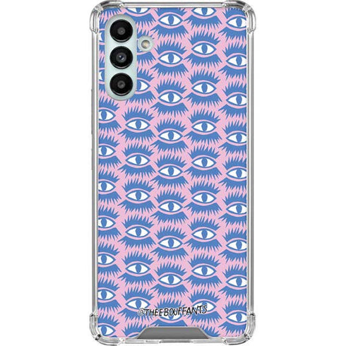 Bouffants and Broken Hearts Bold Eyes 2 Galaxy A13 5G Clear Case