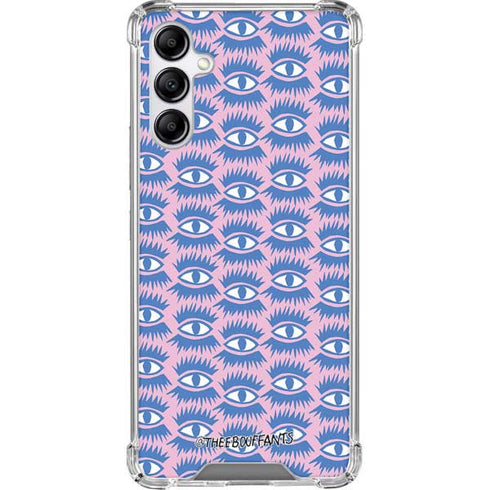 Bouffants and Broken Hearts Bold Eyes 2 Galaxy A14 5G Clear Case