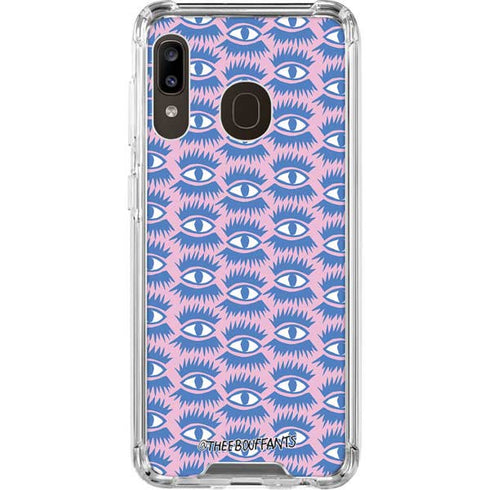 Bouffants and Broken Hearts Bold Eyes 2 Galaxy A30 Clear Case
