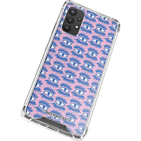 Bouffants and Broken Hearts Bold Eyes 2 Galaxy A32 5G Clear Case
