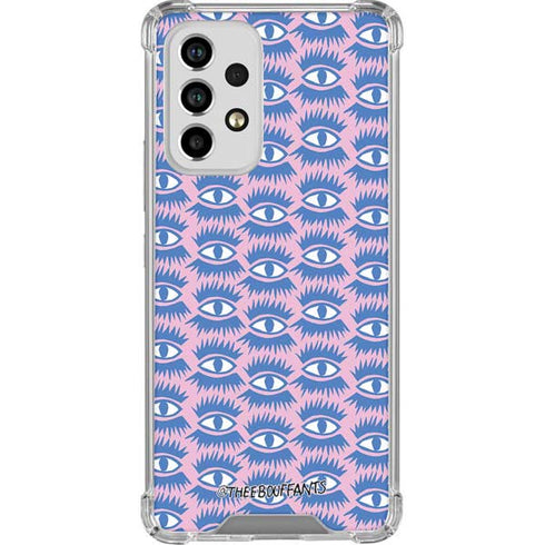 Bouffants and Broken Hearts Bold Eyes 2 Galaxy A53 5G Clear Case
