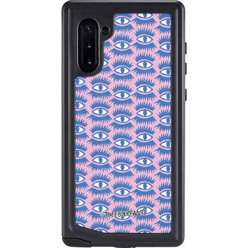 Bouffants and Broken Hearts Bold Eyes 2 Galaxy Note 10 Waterproof Case