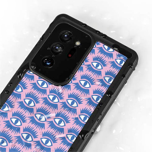 Bouffants and Broken Hearts Bold Eyes 2 Galaxy Note20 Ultra 5G Waterproof Case