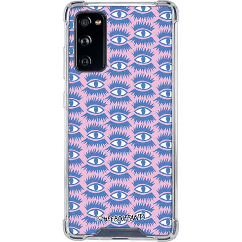 Bouffants and Broken Hearts Bold Eyes 2 Galaxy S20 FE Clear Case