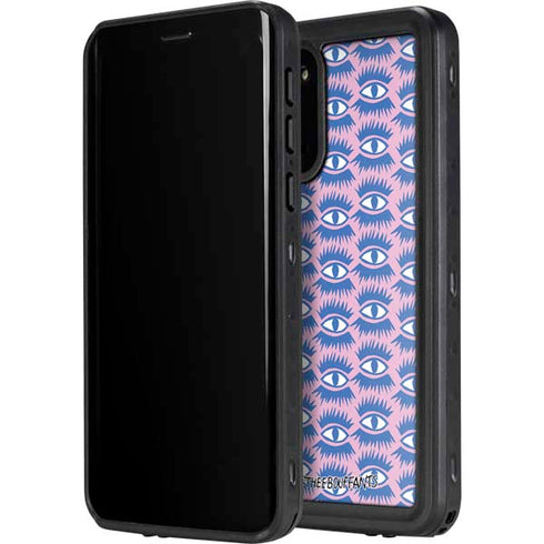 Bouffants and Broken Hearts Bold Eyes 2 Galaxy S20 Waterproof Case