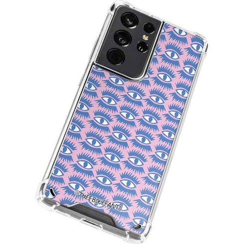Bouffants and Broken Hearts Bold Eyes 2 Galaxy S21 Ultra 5G Clear Case