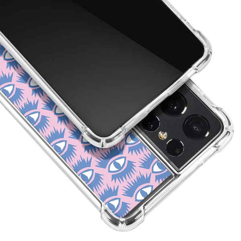 Bouffants and Broken Hearts Bold Eyes 2 Galaxy S21 Ultra 5G Clear Case