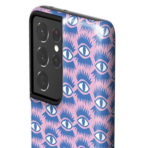 Bouffants and Broken Hearts Bold Eyes 2 Galaxy S21 Ultra 5G Pro Case